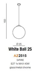 Azzardo подвесной светильник Ball 25 AZ2515 цена и информация | Люстры | 220.lv