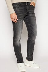 Džinsi vīriešiem JJIGLENN Slim Fit 12159030, melni cena un informācija | Jack&Jones Apģērbi, apavi, aksesuāri | 220.lv