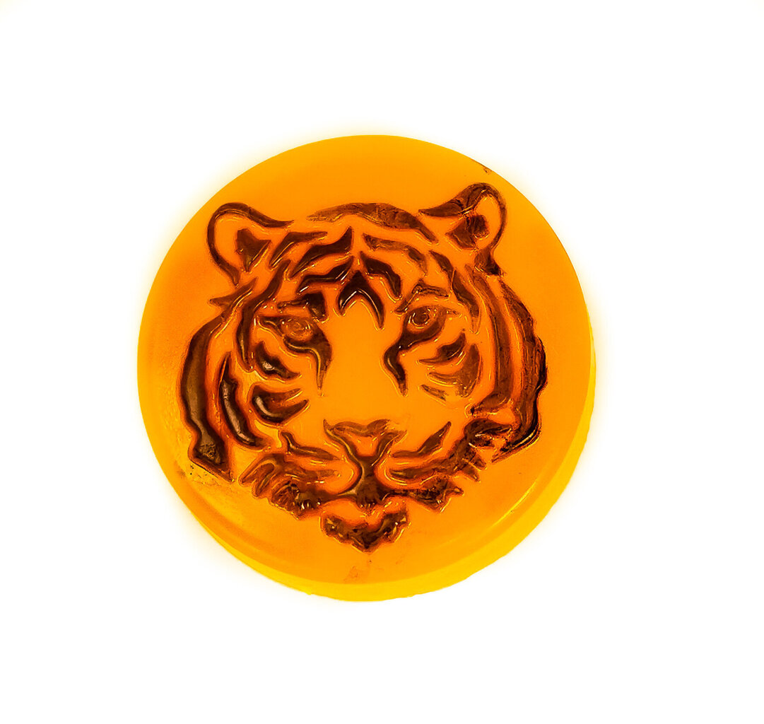 Glicerīna ziepes Tīģera logotips, Dāvana, 3Dsoap 100 g, cena un informācija | Ziepes | 220.lv