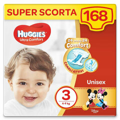 Одноразовые подгузники Huggies Ultra Comfort (4 -9 кг) (Пересмотрено B) цена и информация | Huggies Для ухода за младенцем | 220.lv