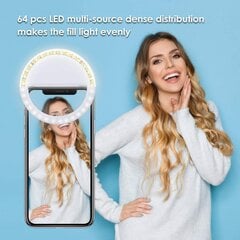 LED кольцевая подсветка для селфи цена и информация | Моноподы для селфи («Selfie sticks») | 220.lv