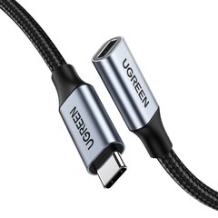 Ugreen кабель, USB Type C (female) - USB Type C (male), 0.5 m, удлинитель цена и информация | Кабели для телефонов | 220.lv