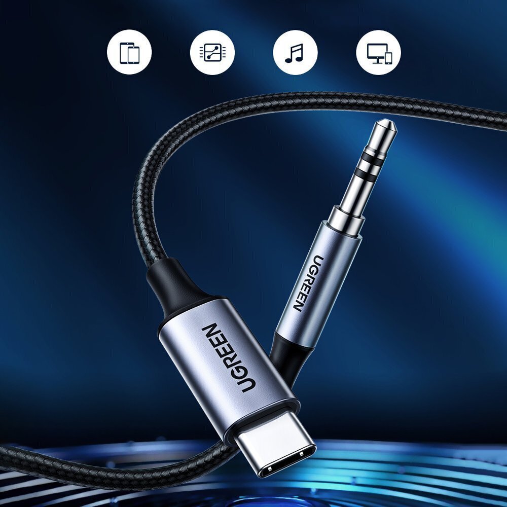Ugreen kabelis, USB-C-3.5 mm jack цена и информация | Savienotājkabeļi | 220.lv