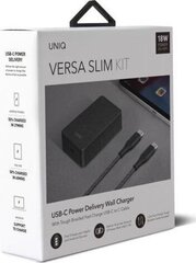 Зарядное устройство UNIQ Versa Slim Power Delivery 18 Вт цена и информация | Зарядные устройства для телефонов | 220.lv