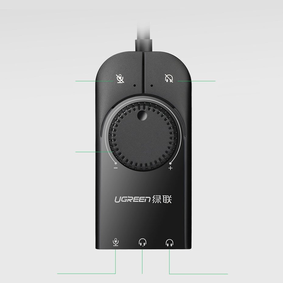 Ugreen USB audio adapteris cena un informācija | Adapteri un USB centrmezgli | 220.lv