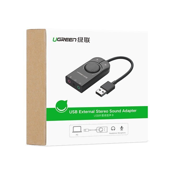 Ugreen USB audio adapteris cena un informācija | Adapteri un USB centrmezgli | 220.lv