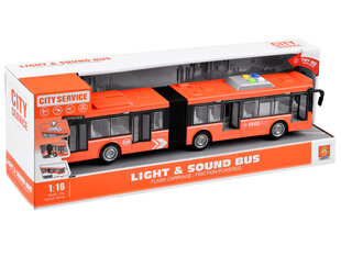 Городской автобус, 44 см длиной, оранжевый цена и информация | Игрушки для мальчиков | 220.lv