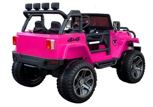 Vienvietīgs elektromobilis Jeep WXE-1688, rozā cena un informācija | Bērnu elektroauto | 220.lv