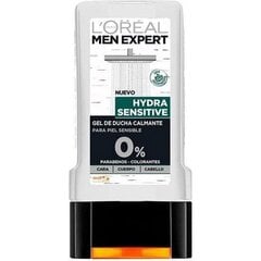 Dušas krēms Hydra Sensitive L'Oreal Make Up, 300 ml cena un informācija | Dušas želejas, eļļas | 220.lv