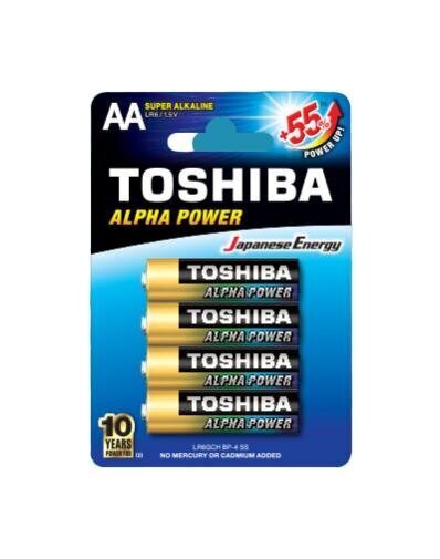Toshiba baterijas, 4 gab. цена и информация | Baterijas | 220.lv