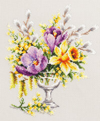 Набор для вышивания Magic Needle "Spring Bouquet" 100-002 цена и информация | Принадлежности для вышивания | 220.lv