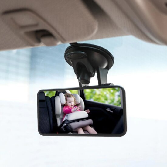Spogulis bērnu pieskatīšanai automašīnā cena un informācija | Autokrēsliņu aksesuāri | 220.lv