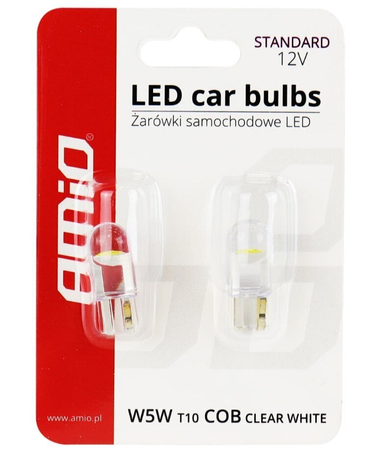 LED STANDARD T10 W5W 12xSMD 2835 12V spuldzes 4 gab. cena un informācija | Auto spuldzes | 220.lv