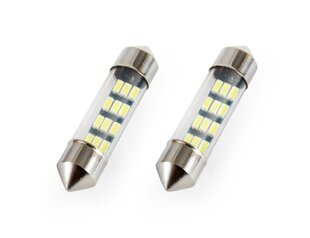 LED STANDARD Festoon C5W 12xSMD 3014 12V 36mm autospuldzes 2 gab. цена и информация | Автомобильные лампочки | 220.lv