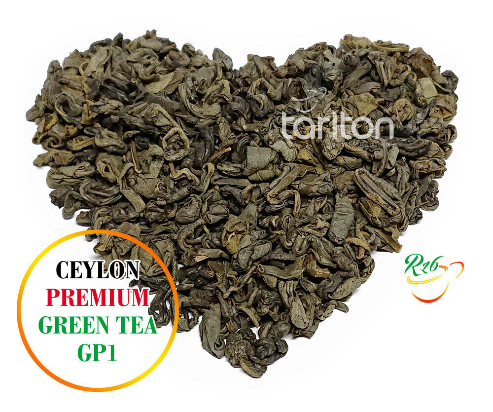 Ceilonas Zaļā beramā lapu tēja GP1 NOBLE PEACOCK elegantā metāla pudelē, Ceylon Premium Green tea GP1, Tarlton, 150 g цена и информация | Tēja | 220.lv