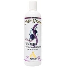 Mr. Groom Whitener Shampoo balts šampūns visiem kažokādu veidiem 355ml cena un informācija | Kosmētiskie līdzekļi dzīvniekiem | 220.lv