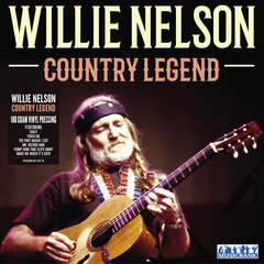 Vinüülplaat Willie Nelson, Country Legend, 180 Gram 12" vinyl cena un informācija | Vinila plates, CD, DVD | 220.lv