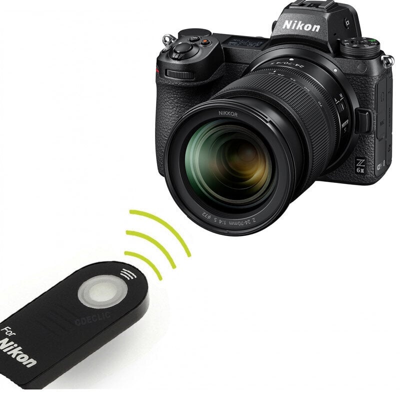 Bezvadu tālvadības pults fotoaparātiem Nikon цена и информация | Citi piederumi fotokamerām | 220.lv