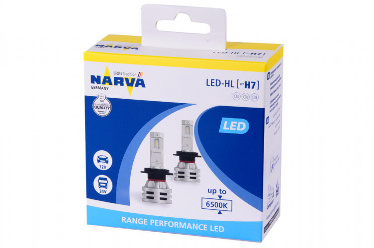 NARVA autospuldze LED H7 RPL2 2gab цена и информация | Auto spuldzes | 220.lv