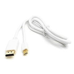 Кабель mini DisplayPort - DisplayPort, 1 м цена и информация | Кабели и провода | 220.lv