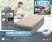 Piepūšamais matracis Intex Dura-Beam Prime Comfort Elevated Twin 191x99x51 cm, ar iebūvētu sūkni cena un informācija | Piepūšamie matrači un mēbeles | 220.lv