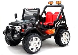 Одноместный электромобиль Jeep Raptor 4x4, черный цена и информация | Электромобили для детей | 220.lv