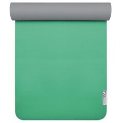 Jogas paklājiņš profesionāļiem Yogimat Pro, 6 mm, zaļš - gaiši pelēks cena un informācija | Vingrošanas paklāji | 220.lv