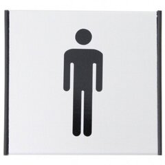 Informatīva norāde “Vīriešu tualete”, 93x93 mm 0616-119 cena un informācija | Kancelejas preces | 220.lv