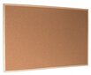 Korķa tāfele Esselte Pinboard, standarta koka rāmis, 80 x 60 cm цена и информация | Kancelejas preces | 220.lv