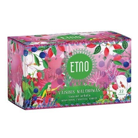 Tēja ETNO Fruity Pleasure, 44 g (2 g x 22 gab.) цена и информация | Tēja | 220.lv