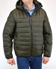 Куртка мужская Indaco 1098, зеленая цена и информация | Мужские куртки | 220.lv