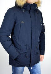 Куртка мужская с натуральным мехом Vivacana 722 цена и информация | Мужские куртки | 220.lv