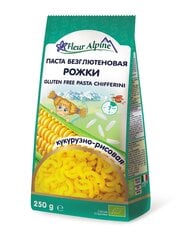 Makaroni no kukurūzas un rīsu miltiem, bez glutēna, Chifferini, 250 g cena un informācija | Makaroni | 220.lv