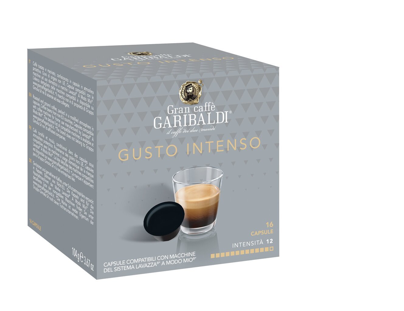 48 gab. Kafijas kapsulu komplekts Lavazza A Modo Mio automātiem Gran Caffe Garibaldi cena un informācija | Kafija, kakao | 220.lv