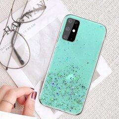 Fusion glue glitter silikona aizsargapvalks Apple iPhone 13 zaļš cena un informācija | Telefonu vāciņi, maciņi | 220.lv