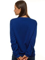 Tumši zils sieviešu džemperis ar kapuci "Lama" JS/W01-45595-XXL cena un informācija | Jakas sievietēm | 220.lv