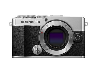 Olympus PEN E-P7 (Body), silver/black cena un informācija | Digitālās fotokameras | 220.lv