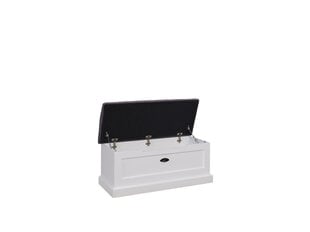 Обувной шкаф ADRK Furniture GAL PO2, белый/коричневый цена и информация | Полки для обуви, банкетки | 220.lv