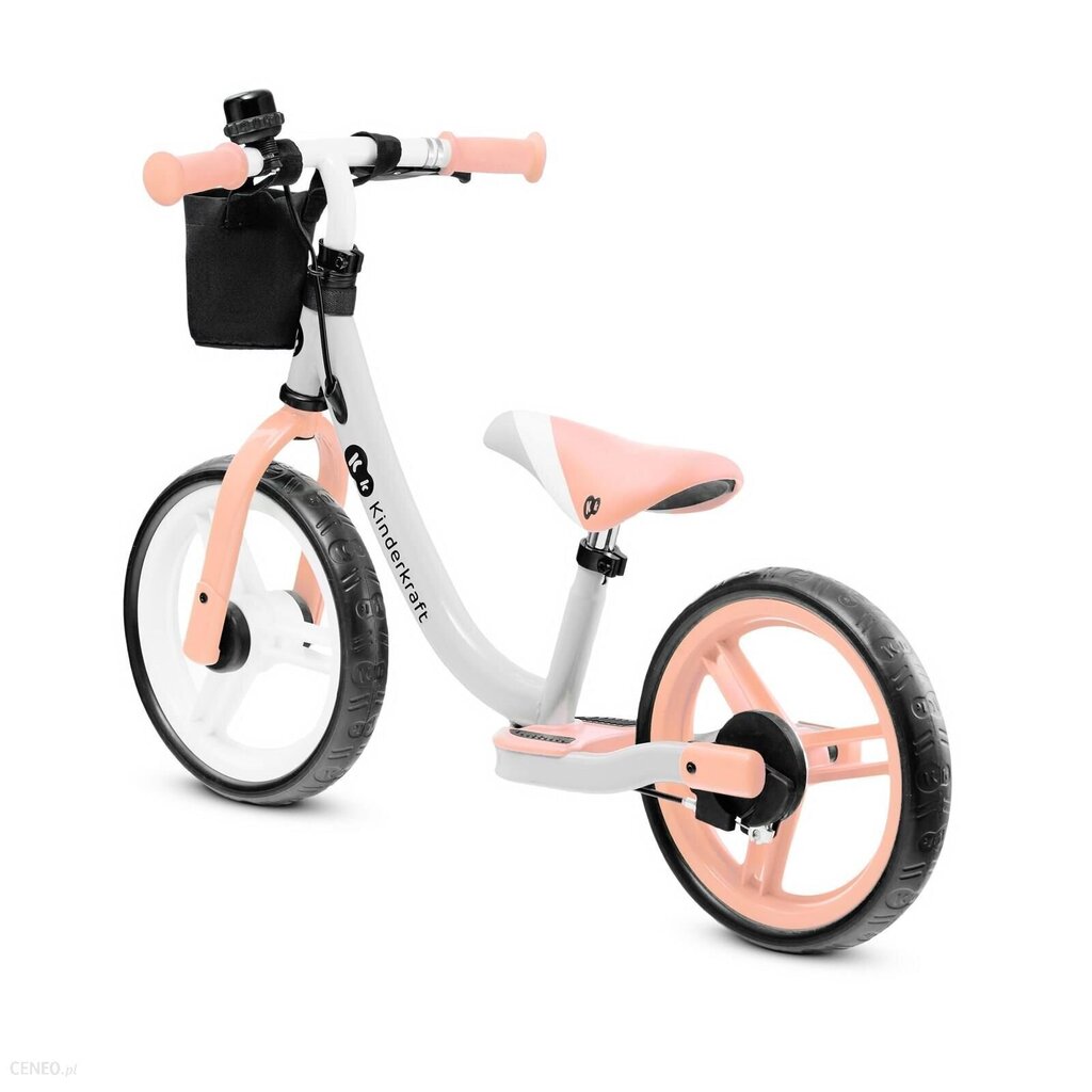 Balansa velosipēds Kinderkraft Space 2021, Peach Coral cena un informācija | Balansa velosipēdi | 220.lv
