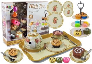 Tējas tasīšu komplekts High Tea ar desertiem un citām piedevām cena un informācija | Rotaļlietas meitenēm | 220.lv