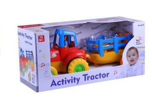Rotaļu traktors ar dzīvniekiem cena un informācija | Rotaļlietas zīdaiņiem | 220.lv