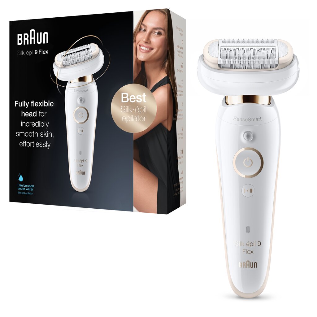 Braun Silk-epil 9 Flex SES9001 3D cena un informācija | Epilatori | 220.lv