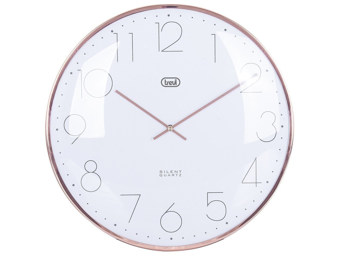 Trevi OM 3512 BRONZE sienas pulkstenis cena un informācija | Pulksteņi | 220.lv