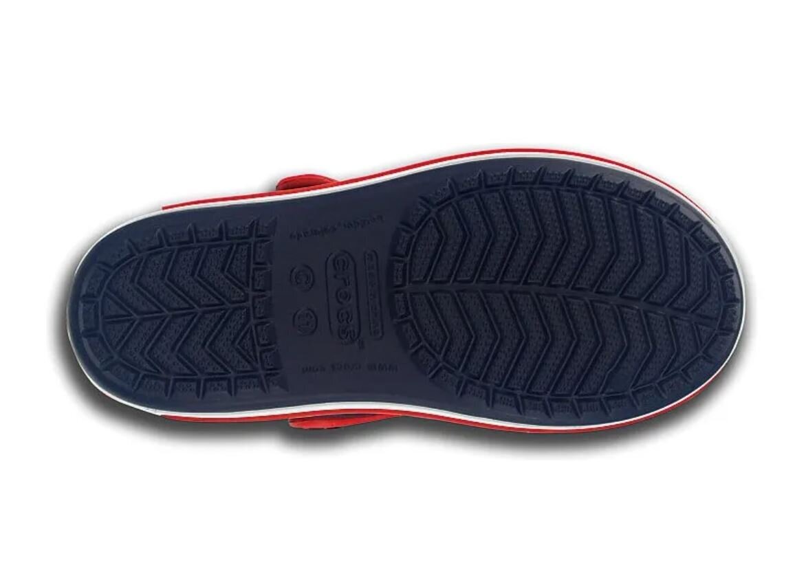 Crocs™ sandales bērniem Crocband Sandal, Navy / Red cena un informācija | Bērnu sandales | 220.lv