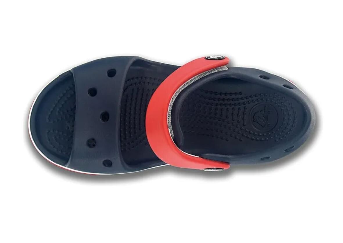 Crocs™ sandales bērniem Crocband Sandal, Navy / Red cena un informācija | Bērnu sandales | 220.lv