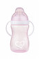 Akuku neizšļakstāma pudelīte ar silikona snīpi Be style, 280 ml, rozā, A0434 cena un informācija | Bērnu pudelītes un to aksesuāri | 220.lv
