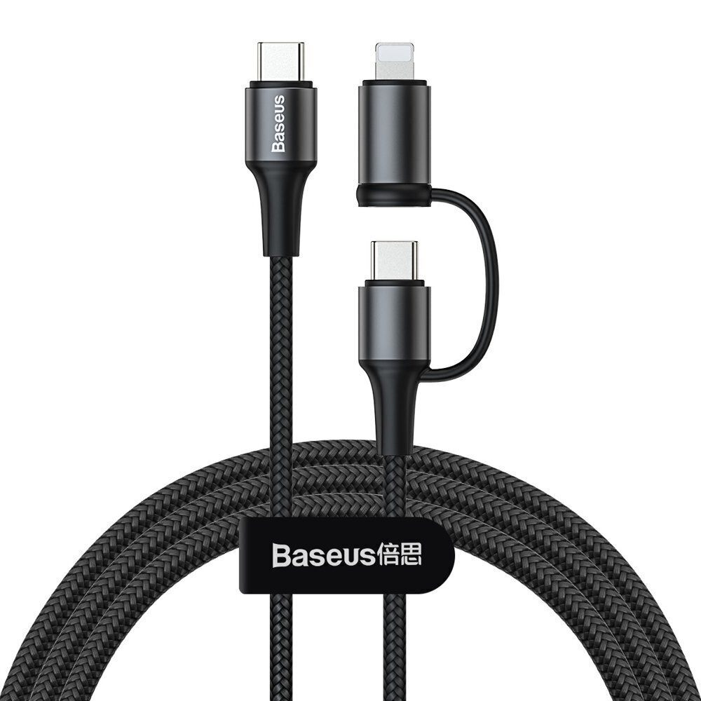 Baseus USB Typ C PD - USB Typ C, 1 m cena un informācija | Savienotājkabeļi | 220.lv