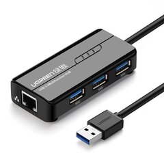 Ugreen daudzfunkcionāls USB interneta adapteris цена и информация | Адаптеры и USB разветвители | 220.lv