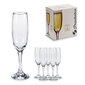 Šampanieša glāžu komplekts, 6 gab. (210 ml) cena un informācija | Glāzes, krūzes, karafes | 220.lv