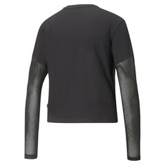 Sporta krekls sievietēm Puma Mesh LS Top Black 84703301, melns цена и информация | Спортивная одежда для женщин | 220.lv